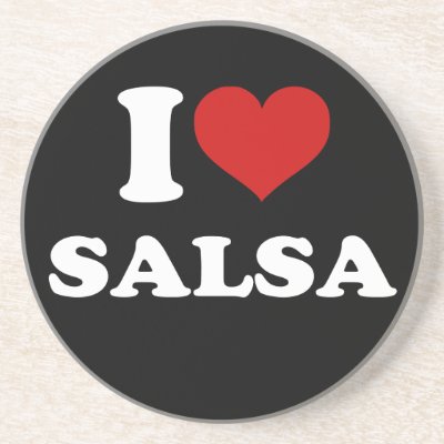 I Love Salsa coasters