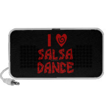 I Love Salsa Dance Custom Dancing Lover Iphone Speakers