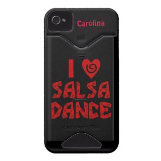 I Love Salsa Dance Personalized iphone 4g Cover casematecase