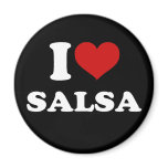 I Love Salsa magnets