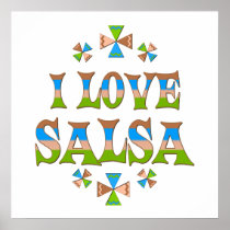 I Love Salsa Posters