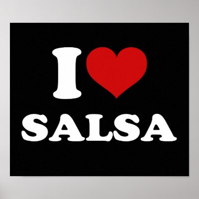 I Love Salsa Poster