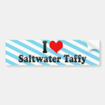 I Love Saltwater Taffy Bumper Sticker