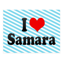 I love Samara Postcards
