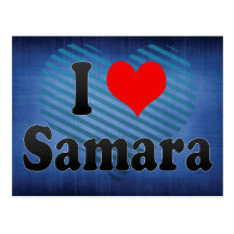 I Love Samara, Russia. Ya Lyublyu Samara, Russia Post Cards
