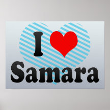I Love Samara, Russia. Ya Lyublyu Samara, Russia Print