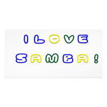 I Love Samba photo cards by BrazilStore I Love Samba photo cards