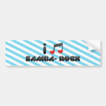 I Love Samba- Rock Bumper Stickers