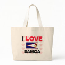 I Love Samoa bags
