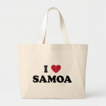 I Love Samoa Bag