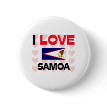 I Love Samoa buttons by tshirtshirts I Love Samoa buttons