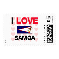 I Love Samoa postage