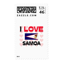 I Love Samoa postage