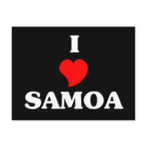 I Love Samoa postcards