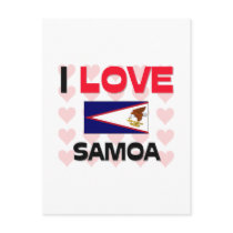 I Love Samoa postcards