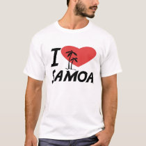 I Love Samoa t-shirts