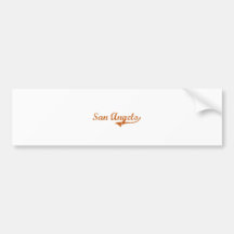 I Love San Angelo Texas Bumper Sticker