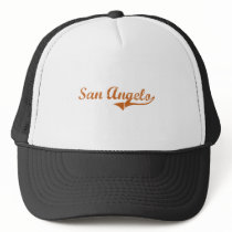 I Love San Angelo Texas Mesh Hat