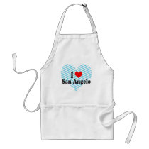 I Love San Angelo, United States Aprons