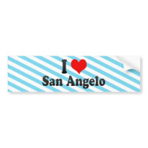 I Love San Angelo, United States Bumper Stickers