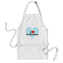 I Love San Bartolome, Spain Apron