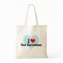 I Love San Bartolome, Spain Tote Bags