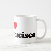 I Love San Francisco Coffee Mug