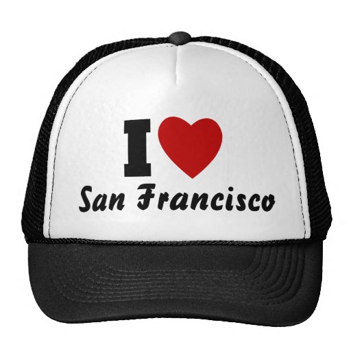 I Love San francisco Hat