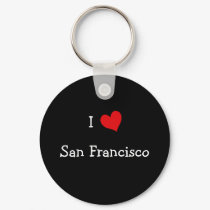 I Love San Francisco keychains