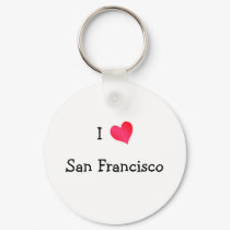 I Love San Francisco keychains