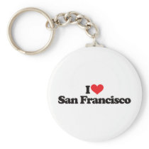 I Love San Francisco Keychains