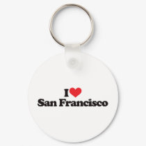 I Love San Francisco keychains
