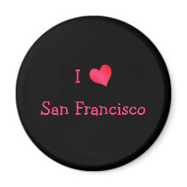I Love San Francisco magnets by definingyou I Love San Francisco magnets