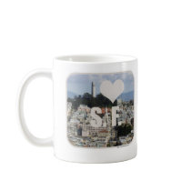 I Love San Francisco Coffee Mugs