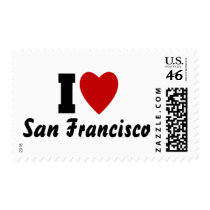 I Love San francisco Stamps