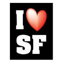 I Love San Francisco Postcard