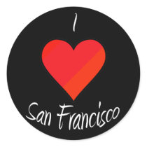 I Love San Francisco stickers