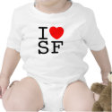 I Love San Francisco t-shirts