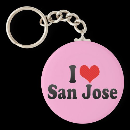 I Love San Jose Key Chain