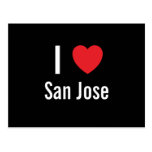 I love San Jose Postcard