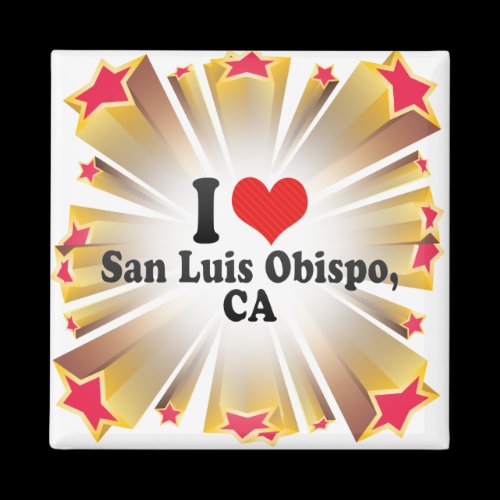 I Love San Luis Obispo,+CA Magnets
