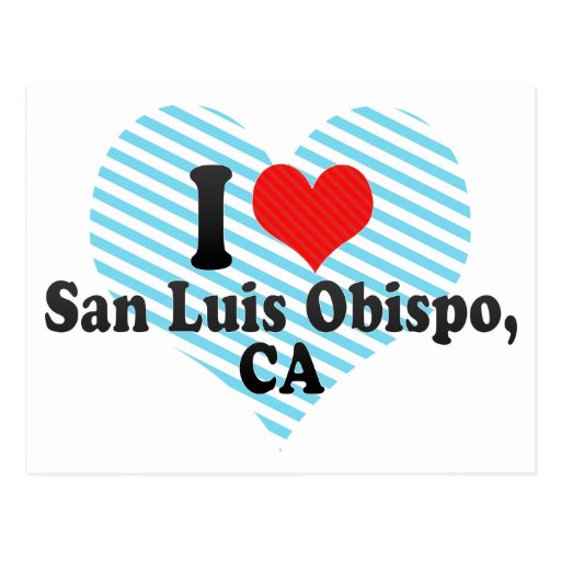 I Love San Luis Obispo,+CA Post Card