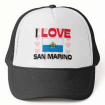 I Love San Marino hats