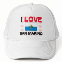 I Love San Marino hats