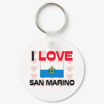 I Love San Marino keychains