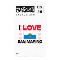 I Love San Marino postage