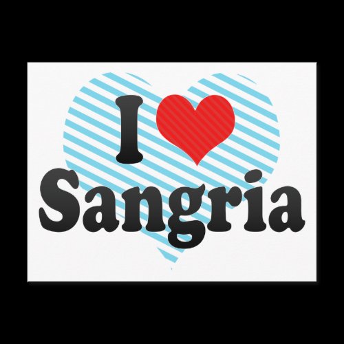 I Love Sangria Post Cards
