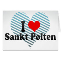 I Love Sankt Polten, Austria Cards