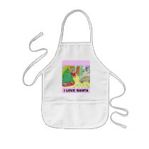 I LOVE SANTA - APRON