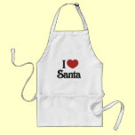 I Love Santa aprons